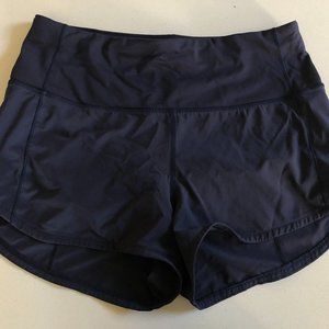 Navy Lululemon Running Shorts